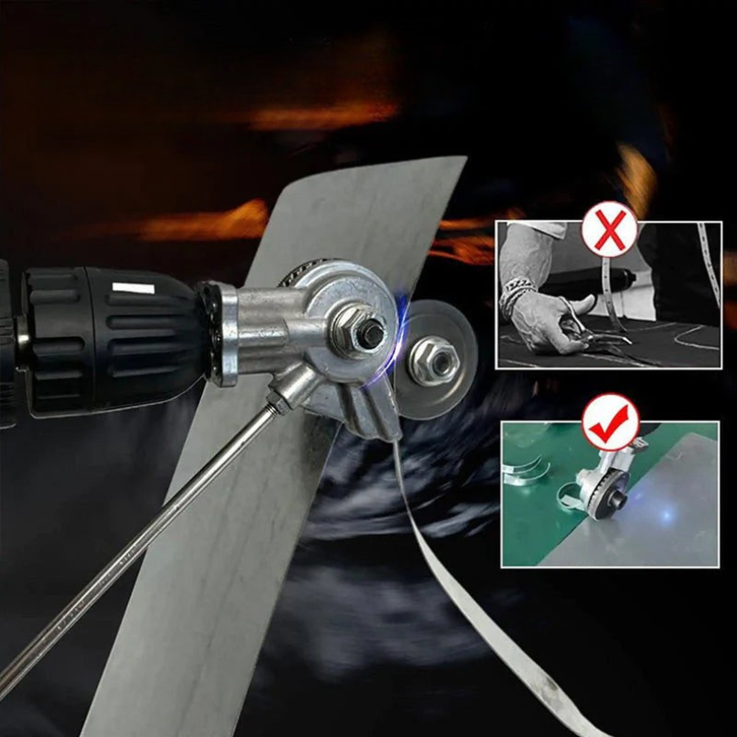 ShearCutter – Electric Drill Attachment Metal Sheet Cutter Universal Set