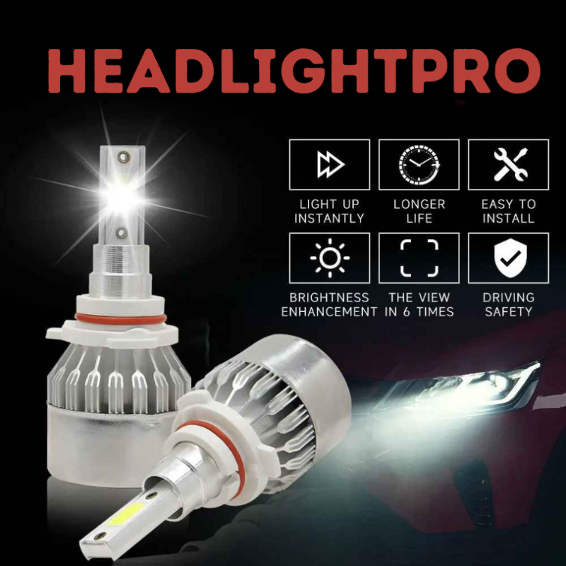 Ledsen™ HeadlightPro 1+1 FREE: High Performance LED Car Head Lights