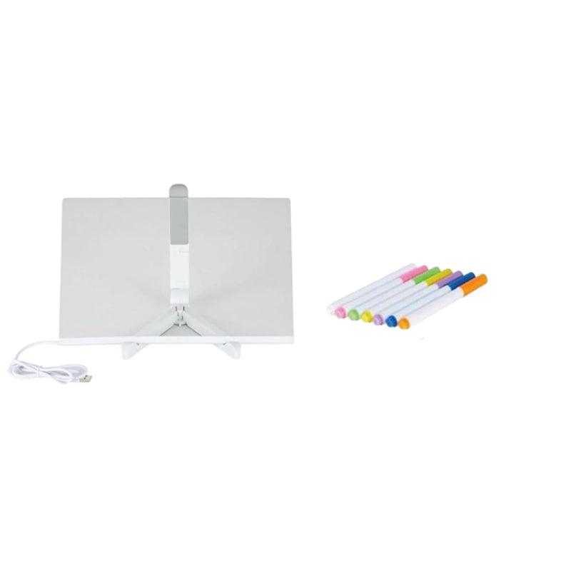 Kletshuts™ NoteBoard: LED Lamp Acrylic Note And Drawing Board