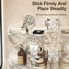 GlideHold® StorageRack: Luxurious No-Drill Organizer Storage Rack