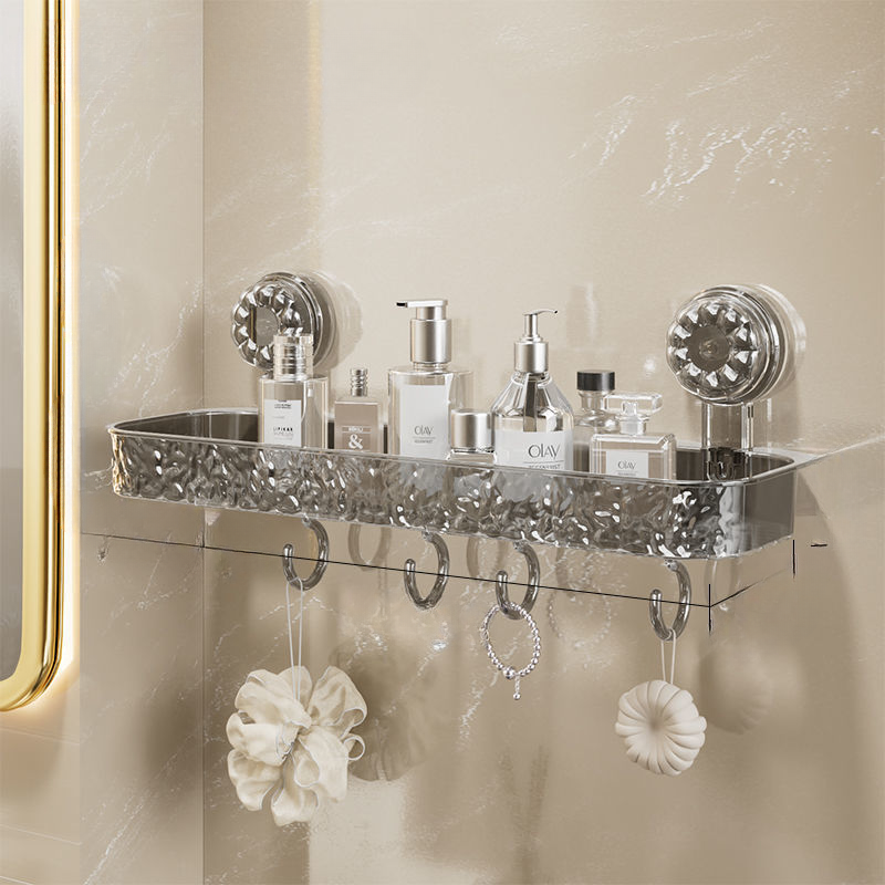 GlideHold® StorageRack: Luxurious No-Drill Organizer Storage Rack