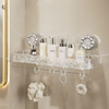 GlideHold® StorageRack: Luxurious No-Drill Organizer Storage Rack