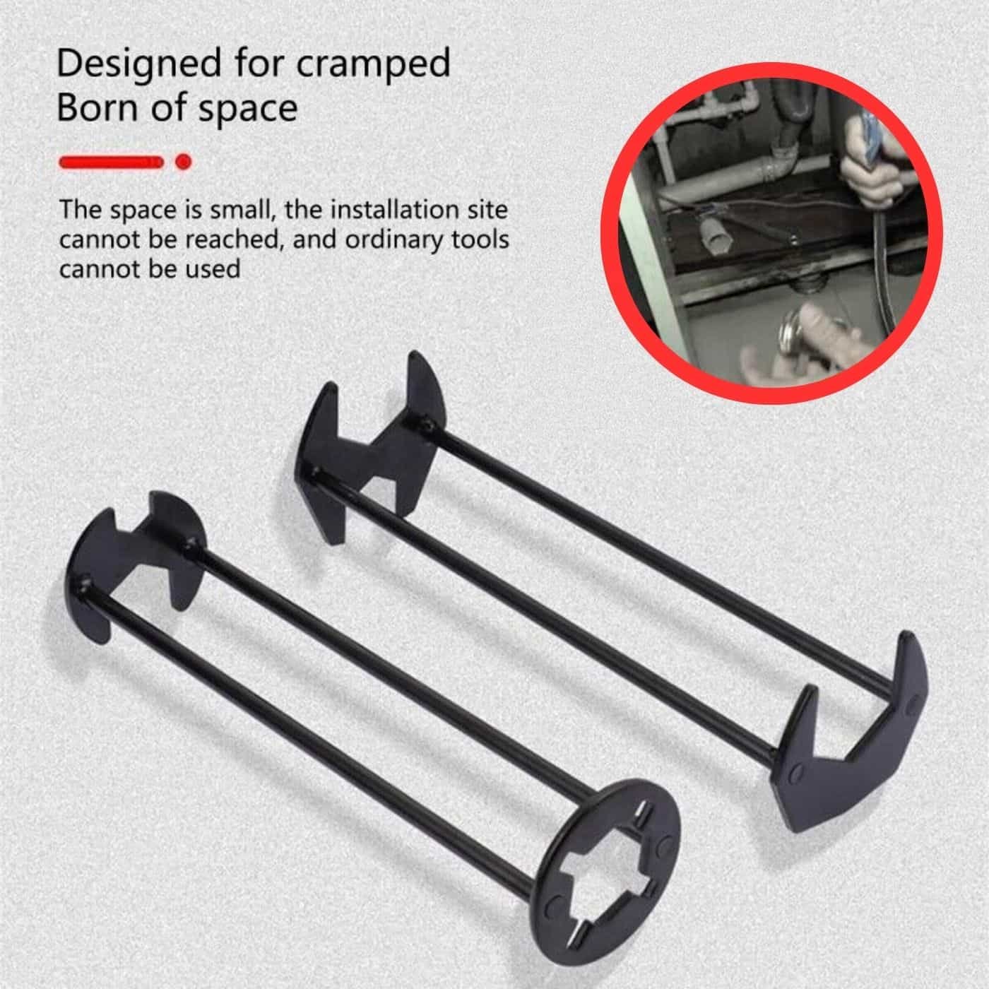 Globetrek° BasinWrench 1+1 FREE: Multifunctional And Easy-to-Use Basin Wrench