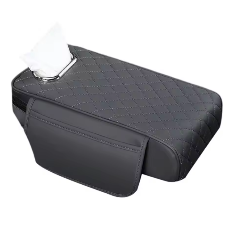 ArmrestCover: Universal Car Armrest Cover Support With Storage Pockets