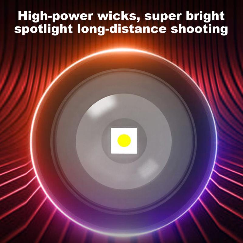 Ledsen™ AdjustableFlashlight: Ultra-Bright Rechargeable Flashlight With Adjustable Beam
