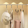GlideHold® ClosetRing 10+10 FREE: Open Ring Space Saver Closet Hanger