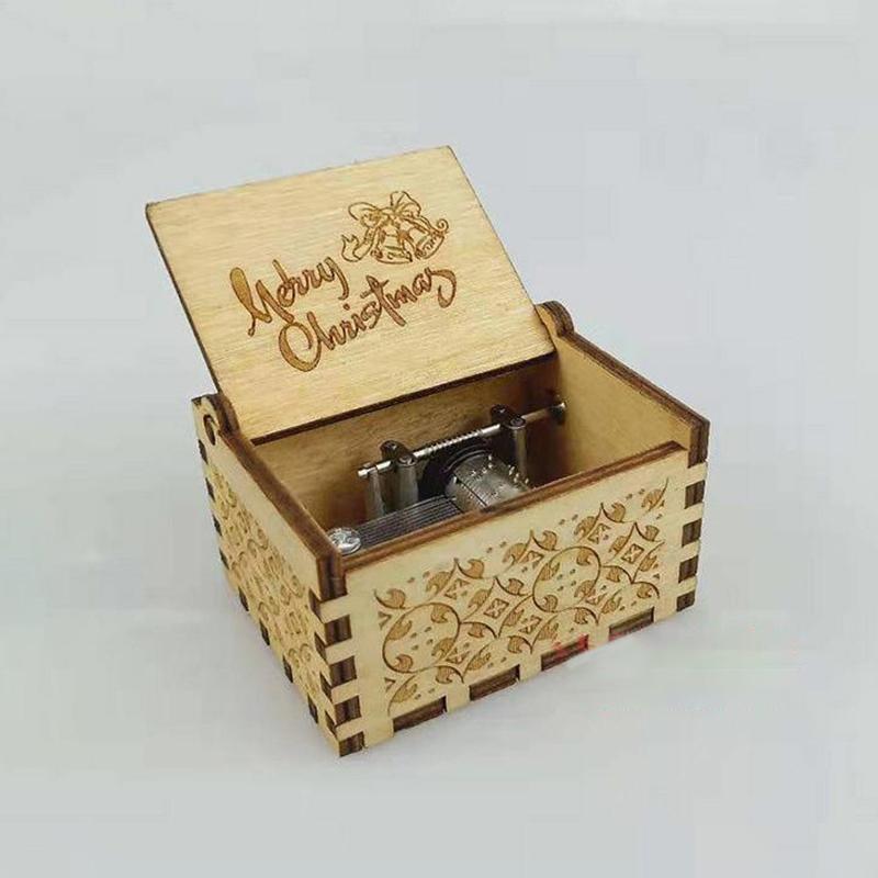 MusicBox - Hand Crank Wooden Music Box
