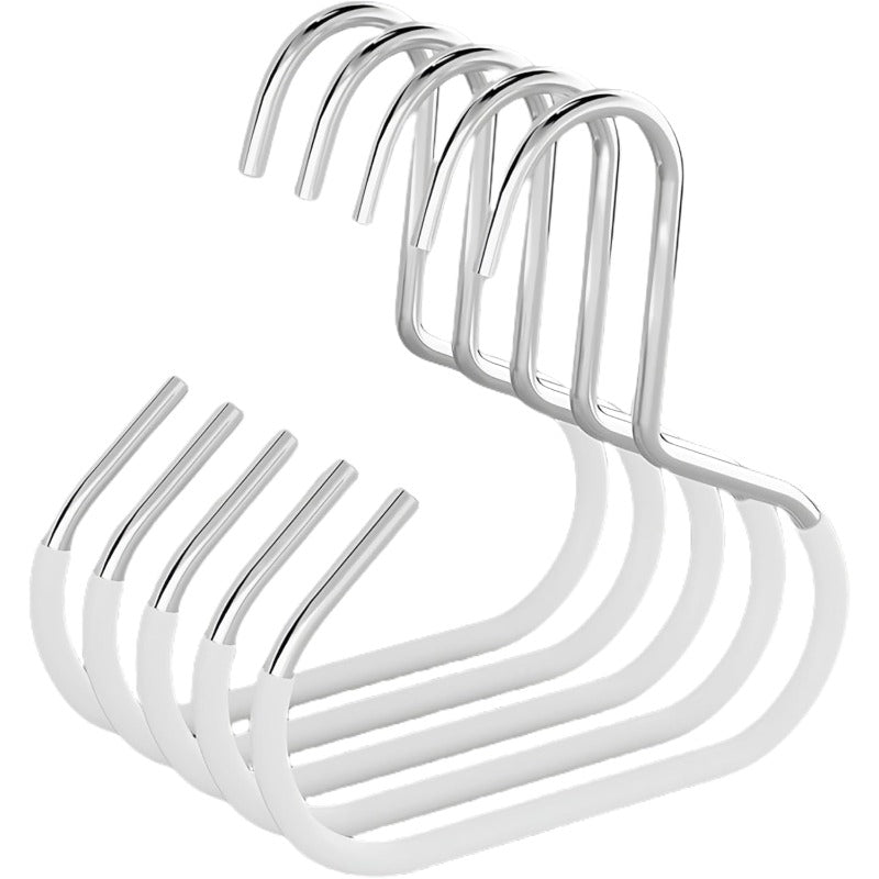 GlideHold® ClosetRing 10+10 FREE: Open Ring Space Saver Closet Hanger