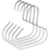 GlideHold® ClosetRing 10+10 FREE: Open Ring Space Saver Closet Hanger