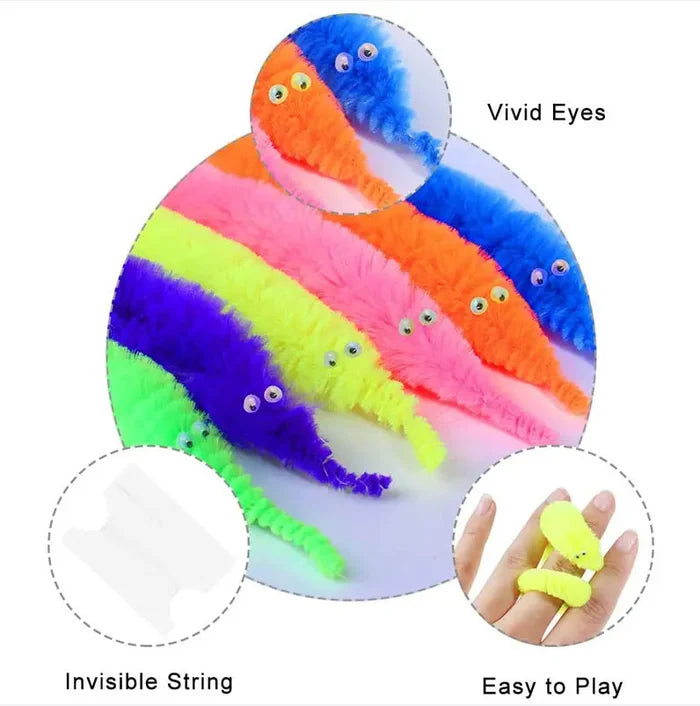 Kletshuts™ TwistyWorm - Rainbow Magic Twisty Worm