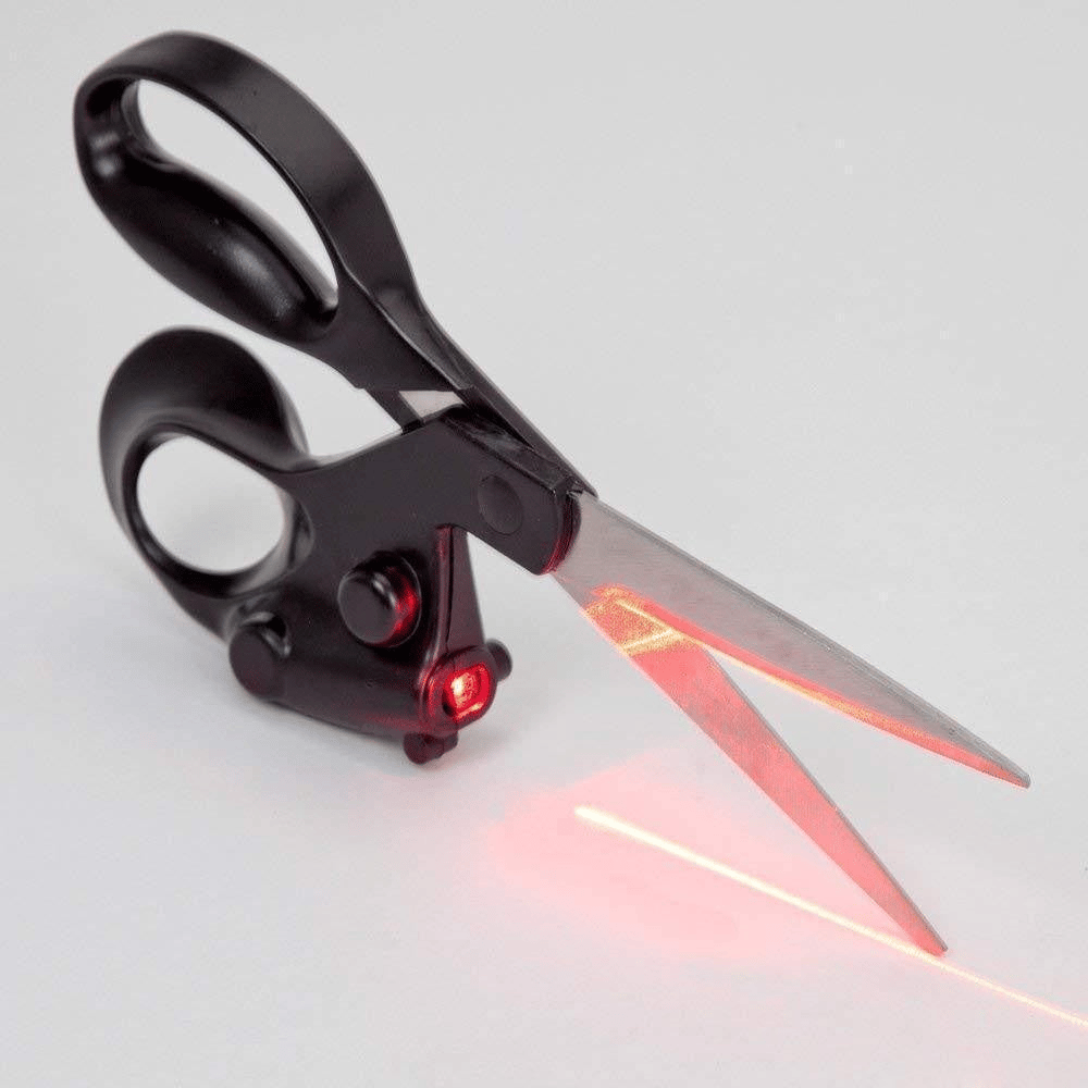 Globetrek° LaserScissors 1+1 FREE: Accurate Cutting Laser Guided Multi-Purpose Scissors