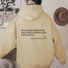 Icone™ DearHoodie: Hoodie With Front And Back Message Print