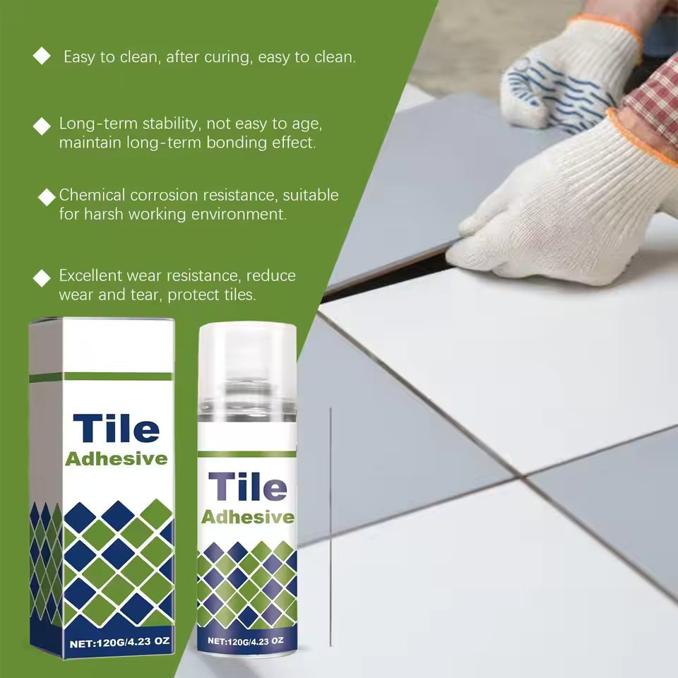 TileGlue: Durable Waterproof Glue For Floor Tile Repairs