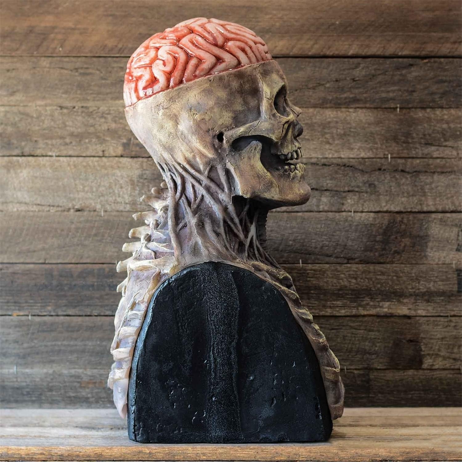 SkeletonMask: Realistic Scary Skeleton Halloween Mask Costume