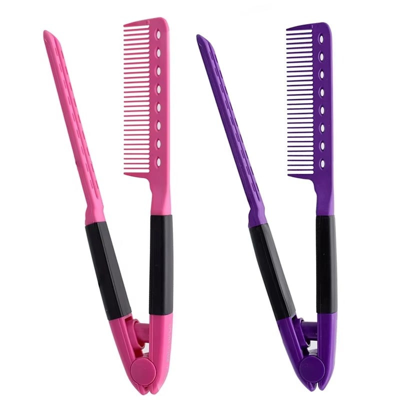 Rose® V-ShapedComb 1+1 FREE: Heat-Resistant V-Shaped Hair Styling Comb
