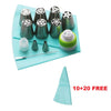 Globetrek° PipingTip: Stainless Steel Cake And Pastry Decorating Pipping Tip Set