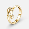 Jewelance™ HugRing: Adjustable Hugging Style Promise Ring