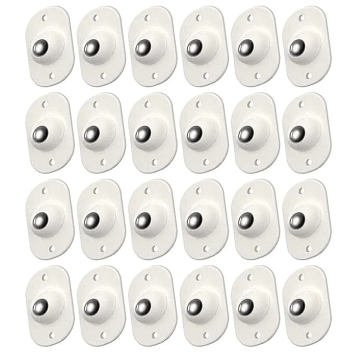 FurnitureWheels - Self-Adhesive 360° Rotating Furniture Wheels