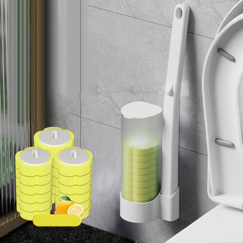 Cleaner Pro° ToiletCleaner: Disposable Toilet Brush Head Cleaner Set