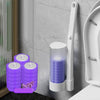 Cleaner Pro° ToiletCleaner: Disposable Toilet Brush Head Cleaner Set