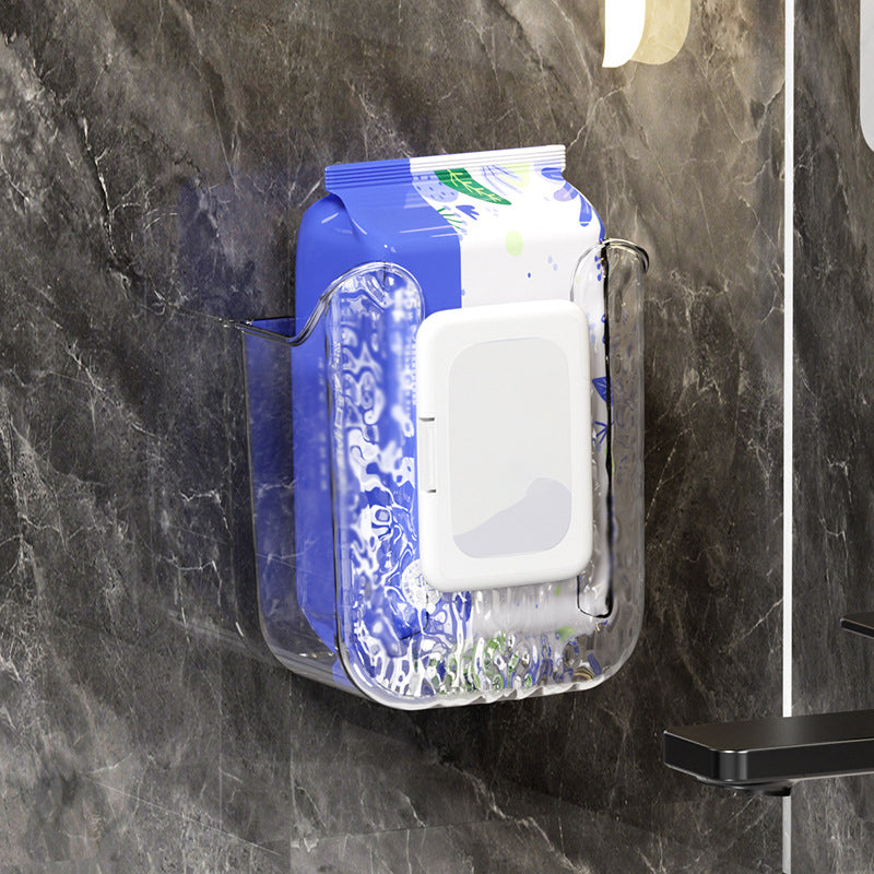 Globetrek° TissueStorage: Punch Free Wall Mounted Tissue Holder