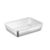 Globetrek° FreshSeal - Stainless Steel Square Storage Pan With Lid