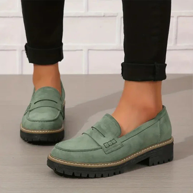Happy™ WomenShoes: Thick Sole Loafers For Women