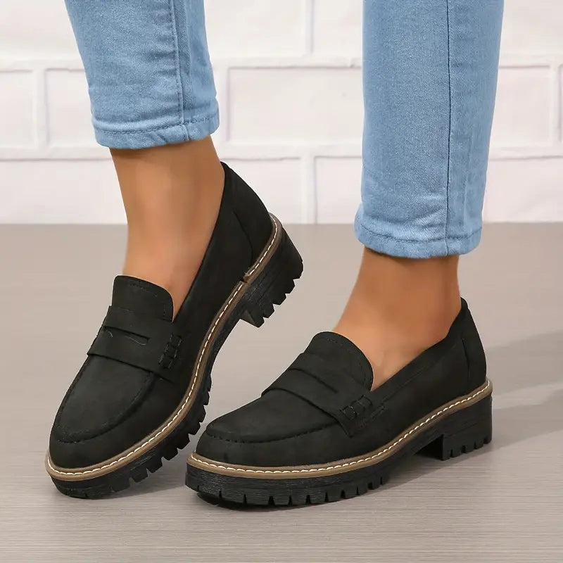 Happy™ WomenShoes: Thick Sole Loafers For Women