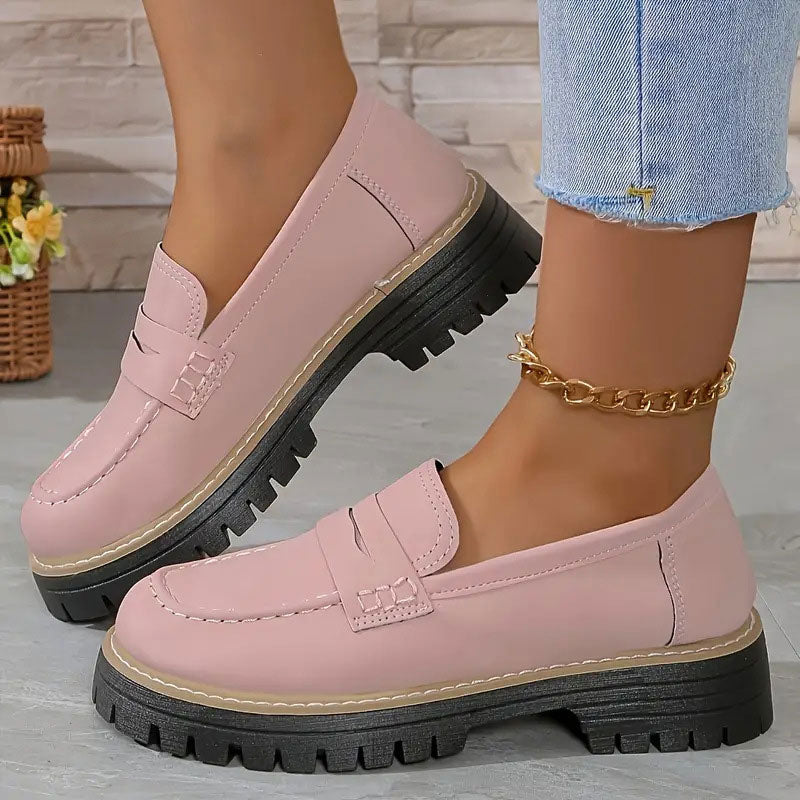 Happy™ WomenShoes: Thick Sole Loafers For Women