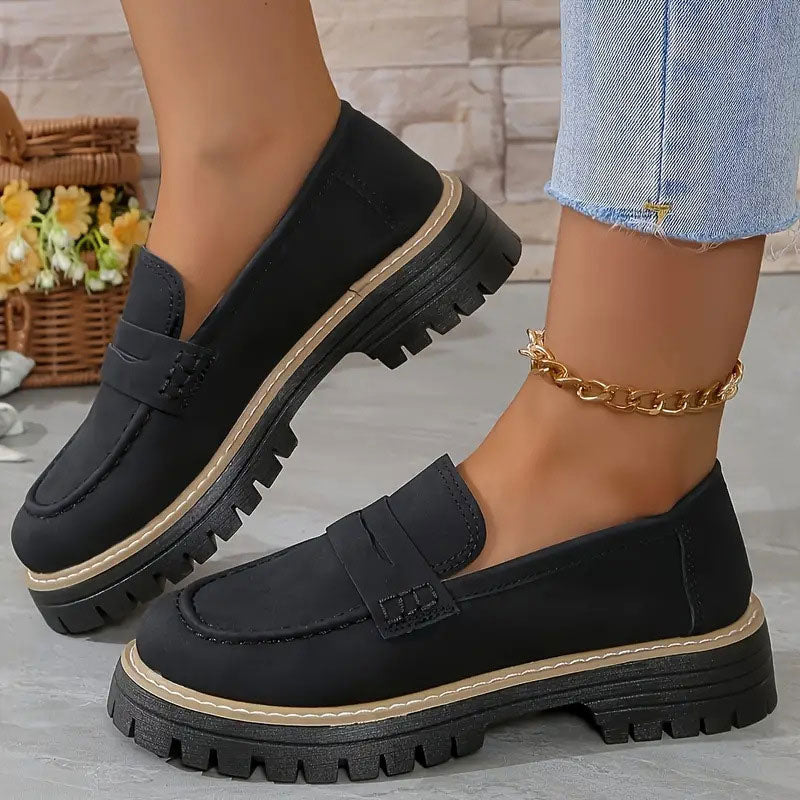 Happy™ WomenShoes: Thick Sole Loafers For Women