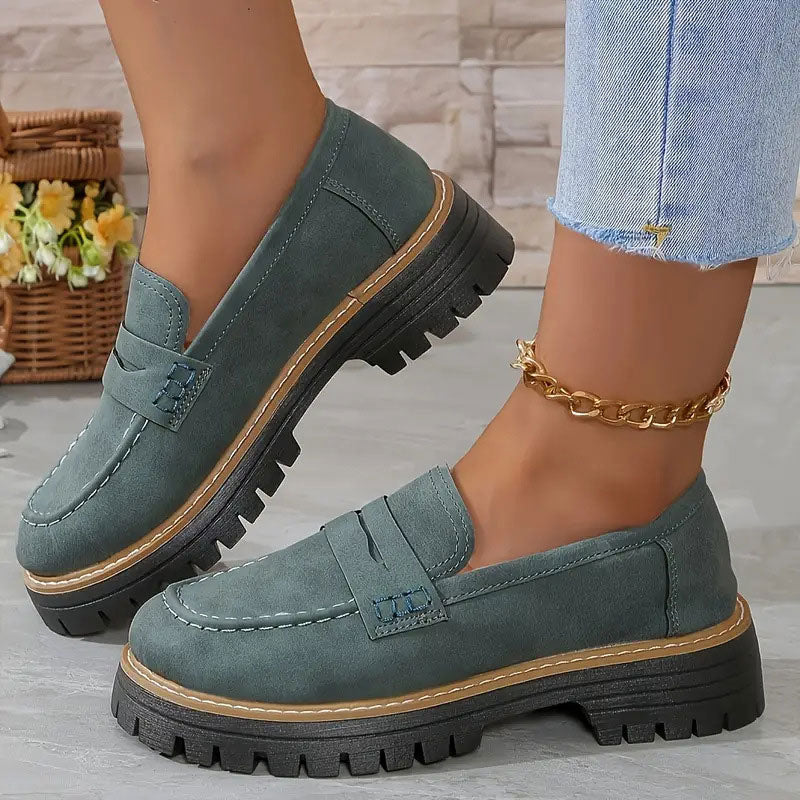 Happy™ WomenShoes: Thick Sole Loafers For Women