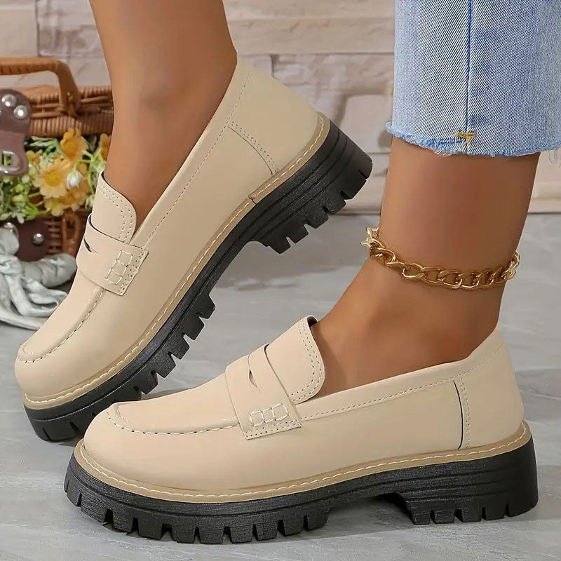 Happy™ WomenShoes: Thick Sole Loafers For Women