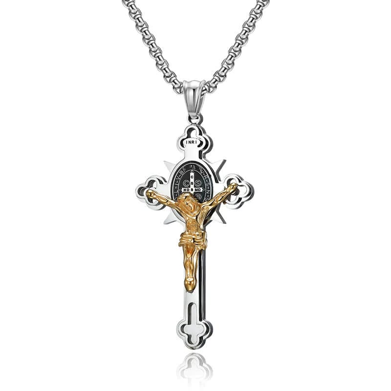 Jewelance™ CrossProtection 1+1 FREE: Spiritual Protection Cross Pendant Necklace With Gift Box
