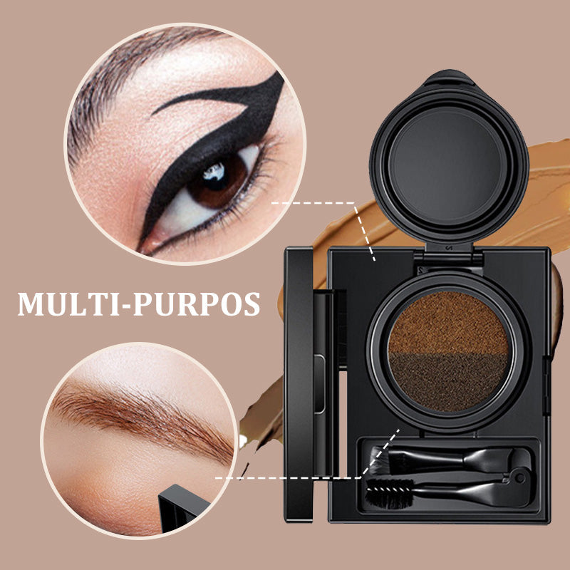 EyeStamp 1+1 FREE - Double Color Eyeliner And Eyebrow Cream Stamp Set