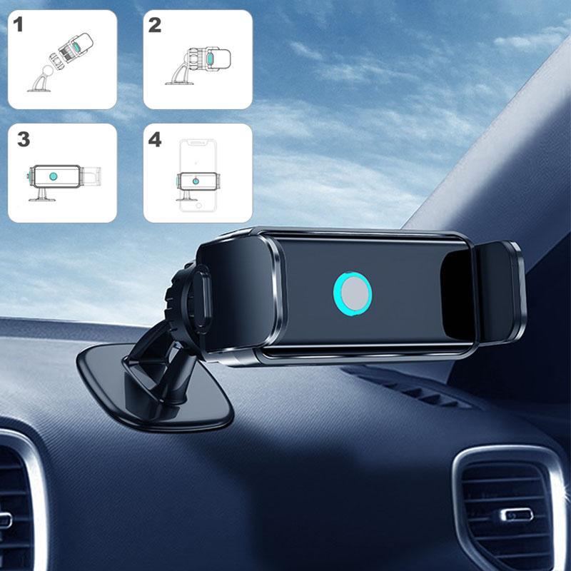 Holder360° PhoneClamp: Automatic Clamp Dashboard And Air Vent Phone Holder