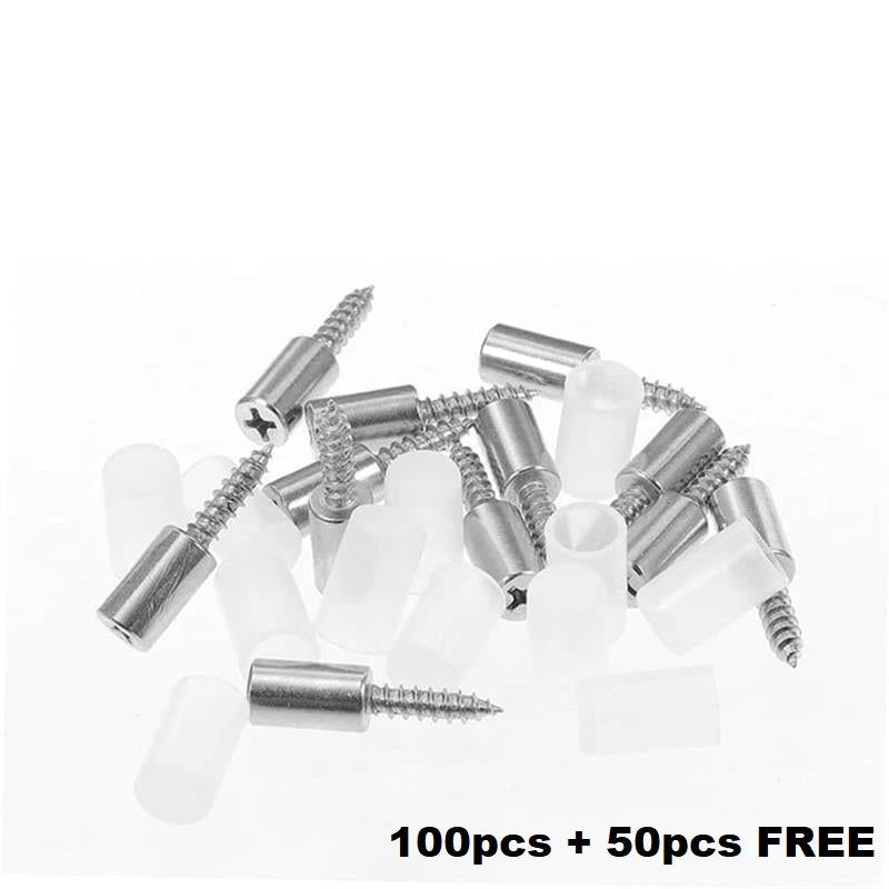 EasyScrew - No Drilling, Easy Screw And Rubber Sleeve Support Set