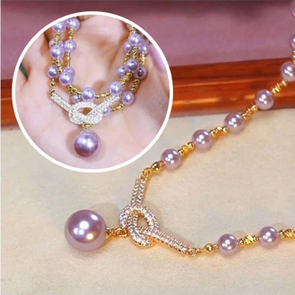 Jewelance™ PearlNecklace 1+1 FREE: Women’s Elegant Pearl Bead Necklace