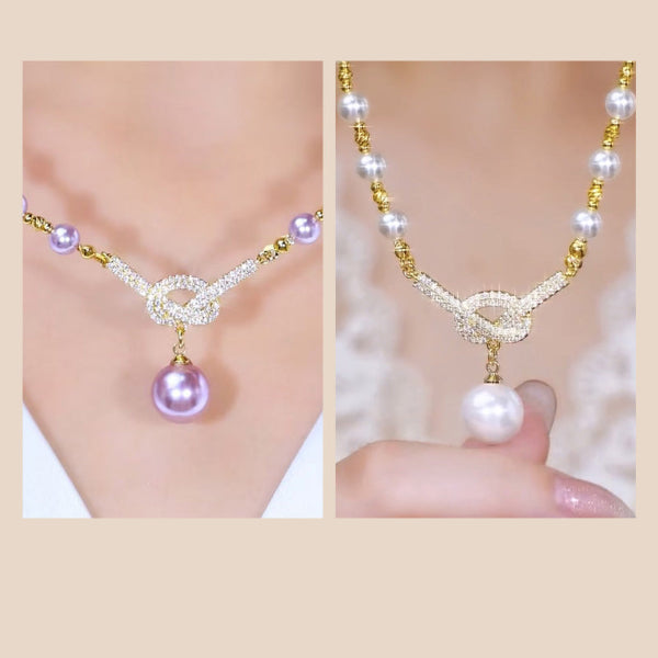 Jewelance™ PearlNecklace 1+1 FREE: Women’s Elegant Pearl Bead Necklace