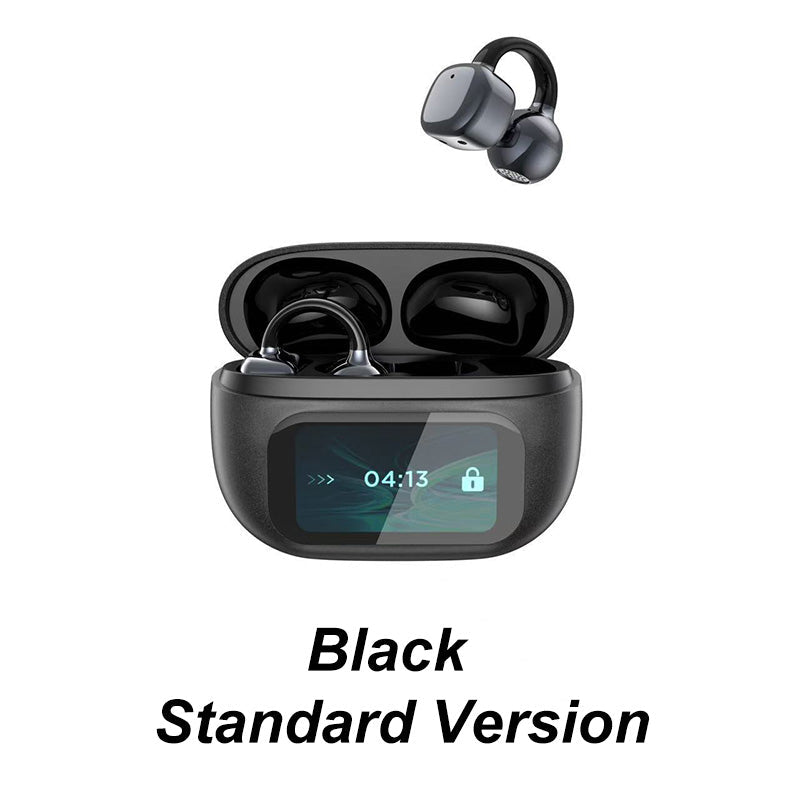 SmartEarbuds: Wireless Ear Clip Bluetooth Earbuds With Smart Screen Display