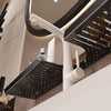 GlideHold® BathroomRack™: Modern Suction Bathroom Rack With U-Groove Design
