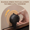 GlideHold® BathroomRack™: Modern Suction Bathroom Rack With U-Groove Design