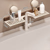GlideHold® BathroomRack™: Modern Suction Bathroom Rack With U-Groove Design
