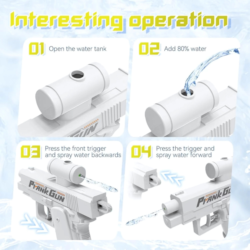 Kletshuts™ DualGun 1+1 FREE: Dual Nozzle Prank Water Gun