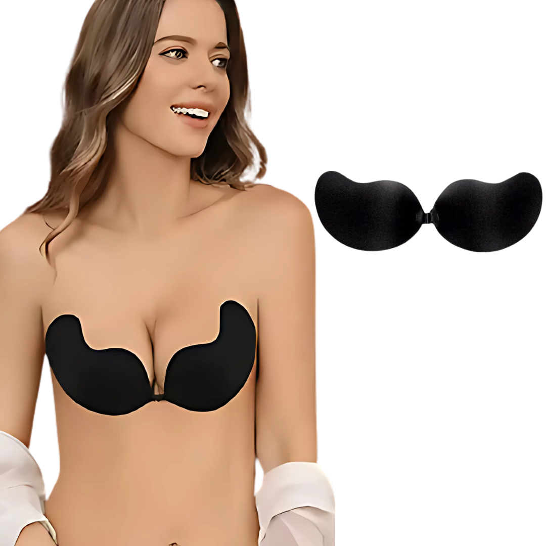 Icone™ PushBra 1+1 FREE: Self Adhesive Strapless Push Up Bra